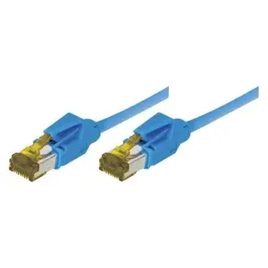 EXC Tecline exertis Connect - Cordon de raccordement - RJ-45 (M) pour RJ-45 (M) - 3 m - S/FTP - bleu pas cher