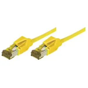 Connect Generique Cordon Patch Rj45 S/ftp cat 6a Lsoh Snagless Jaune- 3 m pas cher