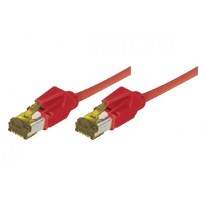 EXC Tecline Draka - cordon patch RJ45 s/ftp cat 6a lsoh Snagless Rouge - 1 m (72201 r) pas cher