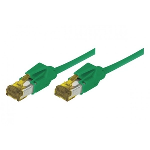 EXC Draka CORDON PATCH RJ45 S/FTP CAT 6a LSOH Snagless vert - 1 m (72201 G) pas cher