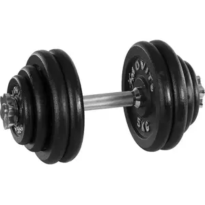 Haltères courts 10   30 kg 30 KG MOVIT pas cher