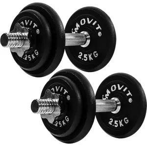 Haltères courts 20 60 kg 60 KG (2 x 30 KG) MOVITVendu pargorilla-sports