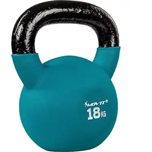 Kettlebell en néoprène 2 24 kg 18 KG MOVIT pas cher