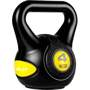 Kettlebell en plastique 3 20 kg 4 KG MOVIT pas cher