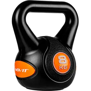 Kettlebell en plastique 3   20 kg 8 KG MOVIT pas cher