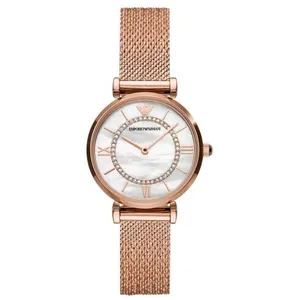Comparateur de prix : Montre Femme - EMPORIO ARMANI - Acier Rose - Quartz - Analogique - Chic