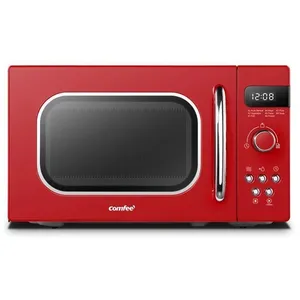 Micro-ondes rétro de 20L - COMFEE CMSRO 20 di rd - 800W - Rouge
