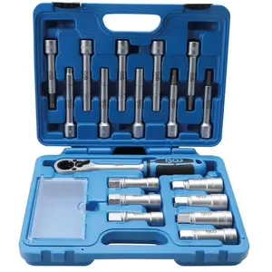 Jeu d'outils d'amortisseur - BGS TECHNIC - 18 pièces - Convient pour tous les types de véhicules courants pas cher