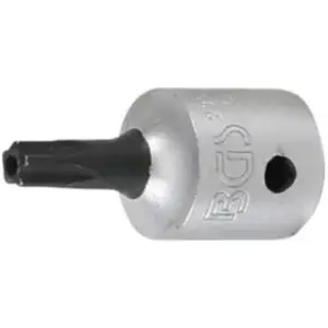 Douille à embouts 6,3 mm (1/4'') profil ts (pour torx plus) avec perçage TS20 bgs 2355-TS20 pas cher