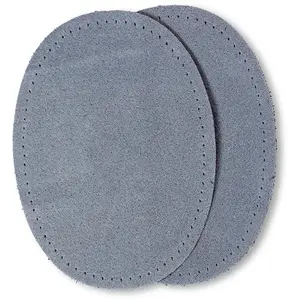 Prym Coude thermocollant - Gris - Velours - 10 x 14 cm - 1 paire pas cher