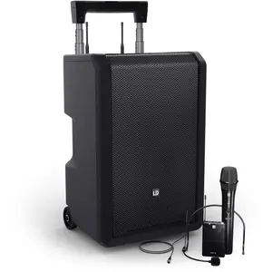 LD Systems ANNY 10 HBH 2 B6 Accu-aangedreven draagbare PA-speakerset pas cher