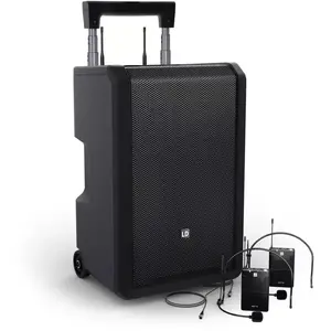 LD Systems ANNY 10 BPH 2 B5 Accu PA-speaker met draadloze headsets (58... pas cher