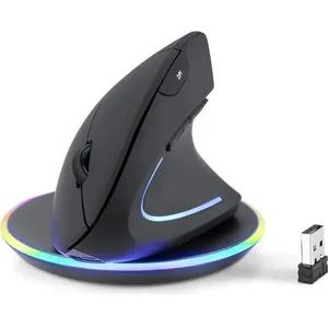 Perixx PERIMICE-713RX Kabellose Wiederaufladbare Vertikale Maus, Duo K... pas cher