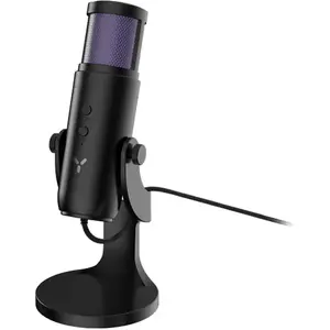 ISY Microphone Usb Pour Streaming Led Noir (imi-2000) pas cher