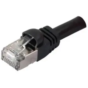 EXC Cordon RJ45 VoIP catégorie 6 S/FTP snagless noir - 10 m pas cher
