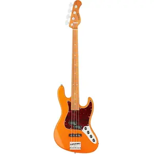 Sadowsky MetroExpress Hybrid P/J Bass Roasted Maple Solid Candy Apple Orange Metallic High Polish elektrische basgitaar met gigbagVendu parbax-music