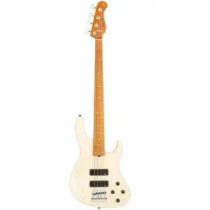 Sadowsky MetroExpress 24-fret Modern Roasted Maple Solid Olympic White High Polish elektrische basgitaar met gigbagVendu parbax-music
