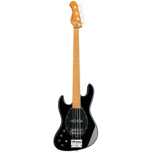 Sadowsky MetroExpress Vintage M/J Bass Roasted Maple Solid Black High Polish linkshandige elektrische basgitaar met gigbag pas cher