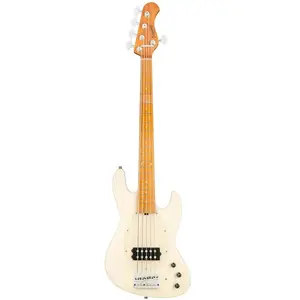 Sadowsky MetroExpress Vintage M Bass Roasted Maple Solid Olympic White High Polish 5-snarige basgitaar met gigbagVendu parbax-music