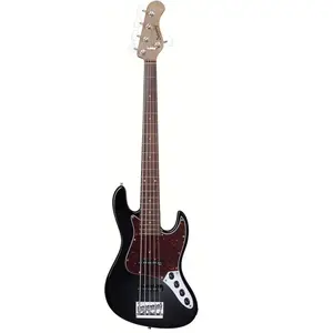 Sadowsky MetroExpress Vintage J/J Bass Morado Solid Black High Polish 5-snarige elektrische basgitaar pas cher