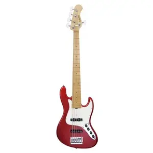 Sadowsky MetroExpress Vintage J/J Bass Roasted Maple Solid Candy Apple Red Metallic 5-snarige basgitaar pas cher