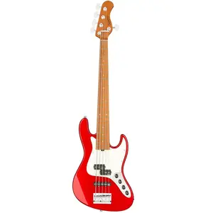 Sadowsky MetroExpress Hybrid P/J Bass Roasted Maple Solid Candy Apple Red Metallic 5-snarige basgitaarVendu parbax-music