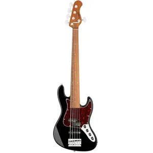 Sadowsky MetroExpress Hybrid P/J Bass Morado Solid Black High Polish 5-snarige elektrische basgitaar pas cher