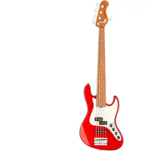 Sadowsky MetroExpress Hybrid P/J Bass Morado Solid Candy Apple Red Metallic 5-snarige basgitaarVendu parbax-music