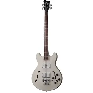 Warwick RockBass Star Bass Solid Creme White High Polish semi-akoestische basgitaar pas cher