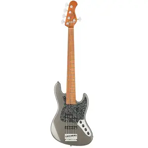 Sadowsky MetroExpress Hybrid P/J Bass Morado Solid Silver Metallic High Polish 5-snarige basgitaar pas cher