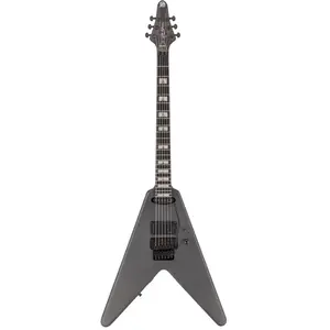 Framus Artist Line Shark Series WH-1 FR Solid Charcoal Metallic Satin elektrische gitaar met gigbag pas cher