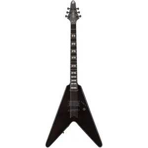 Framus Artist Line Shark Series WH-1 TOM Nirvana Black Transparent elektrische gitaar met gigbag pas cher