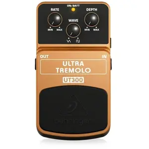 Behringer UT300 Ultra Tremolo Pédale d'effet pour guitare, Orange pas cher