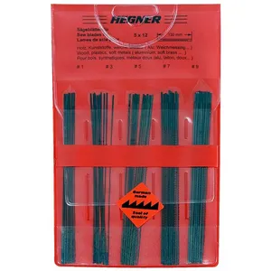Lames de scie à chantourner 60 pièces pour bois, plastiques et métaux tendres - Hegner pas cher