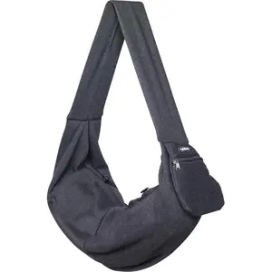 Sac de transport pour chien - Nobby Pet - Nabil - Noir - Jersey et polaire - 66 x 34 cm pas cher