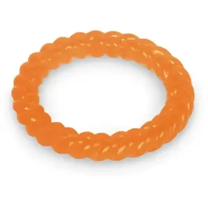 Nobby TPR Anneau Tressé Jouet pour Chien Orange Diamètre 14,5 cm pas cher
