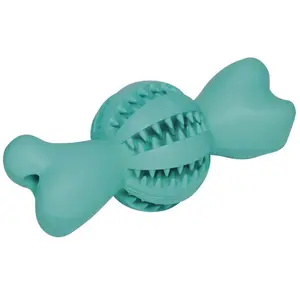 Nobby Balle en caoutchouc solide avec os DENTAL LINE 18 cm pas cher
