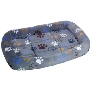 Nobby Tapis avec bord ovale Classic Lissi gris foncé 78 x 58 x 8 cm pas cher