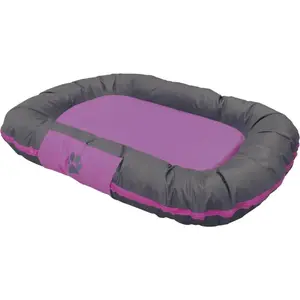 Nobby Coussin Classic Reno violet - 80 x 58 x 10 cm pas cher