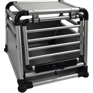 NOBBY - ALUMINIUM CARBOX DELUXE XL CHROOM AUTO BENCH  90 X 80 X 65 CM pas cher