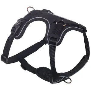 Nobby 80410-05 Harnais Mailo Arnet pour Chien Noir Taille XL : poitrine 50-70 cm, ventre 82-100 cm, largeur 25 mm pas cher