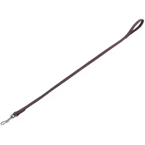 Nobby Laisse en velours marron (Root) - Longueur : 100 cm - Largeur : 18 mm pas cher