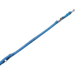 Nobby Laisse en velours turquoise - 2 m - 14 mm pas cher