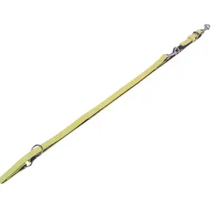 Nobby Laisse en velours vert Celery, 2 m, 14 mm pas cher