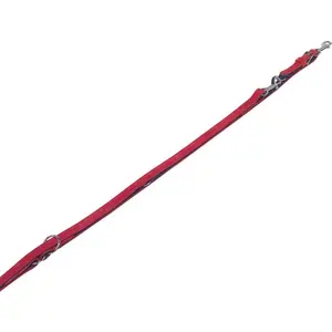 Nobby Laisse en velours gris (plume) - 2 m - 14 mm pas cher