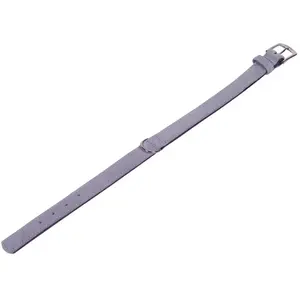 Nobby Collier velours gris (prune) 37 cm (30-35 cm) 17/19 mm pas cher