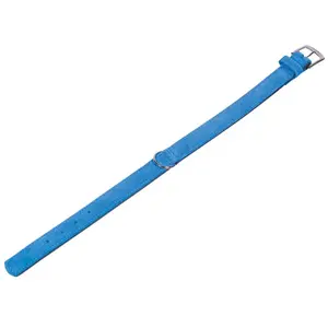 Nobby Collier velours turquoise 42 cm (33-39 cm) 19/21 mm pas cher