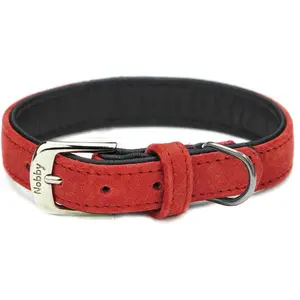 Nobby Collier velours rouge (Lollipop) - 47 cm (38-44 cm) - 22/25 mm