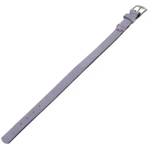 Nobby Collier velours gris (prune) - 27 cm (20-25 cm) - 12/14 mm