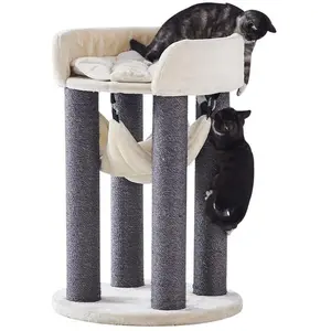 Nobby Arbre à chat ELA (89 cm, Crème), Arbre à chat pas cher